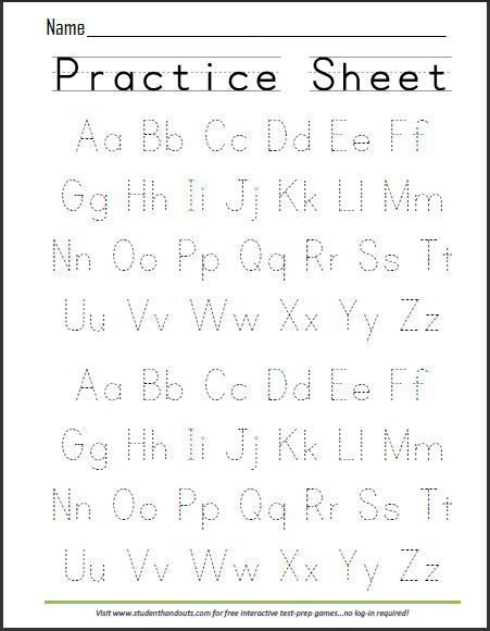 Featured image of post Alphabet Practice Sheets Free