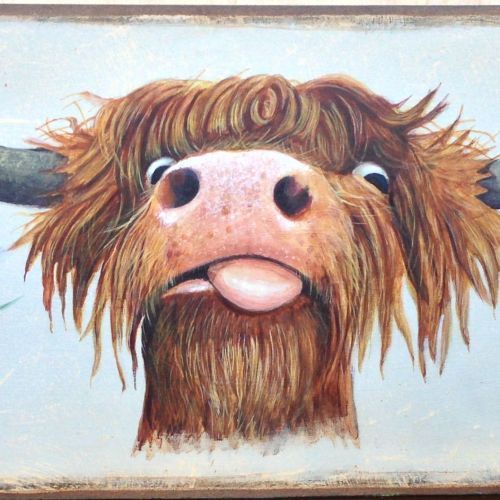 Featured image of post Cute Highland Cow Painting