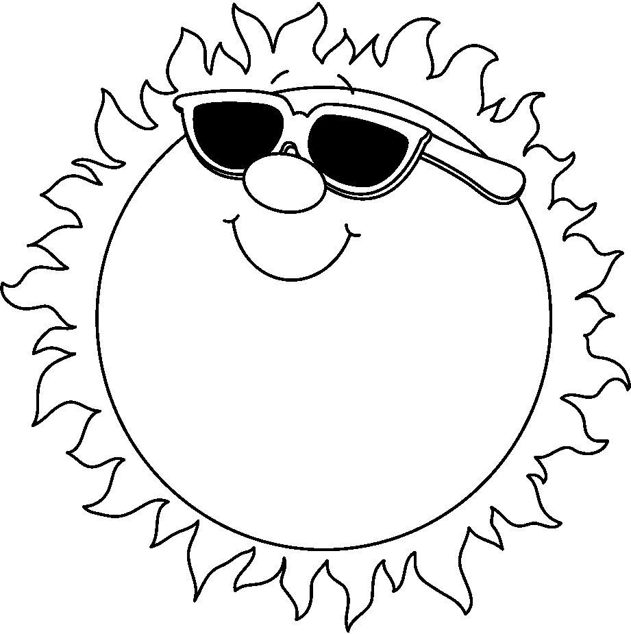 Featured image of post Cute Summer Clipart Black And White