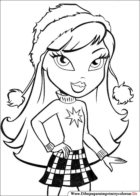 Featured image of post Dibujos De Bratz Para Colorear E Imprimir