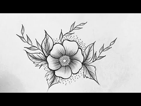 Featured image of post Flower Beautiful And Easy Pencil Drawing