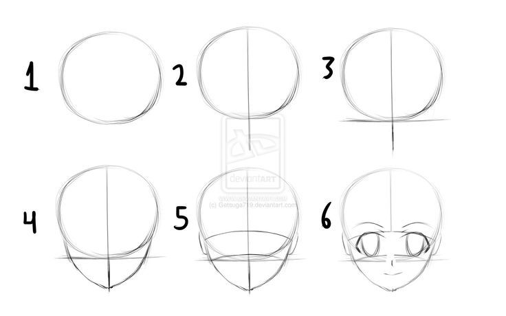 Featured image of post How To Draw Anime Heads Step By Step For Beginners