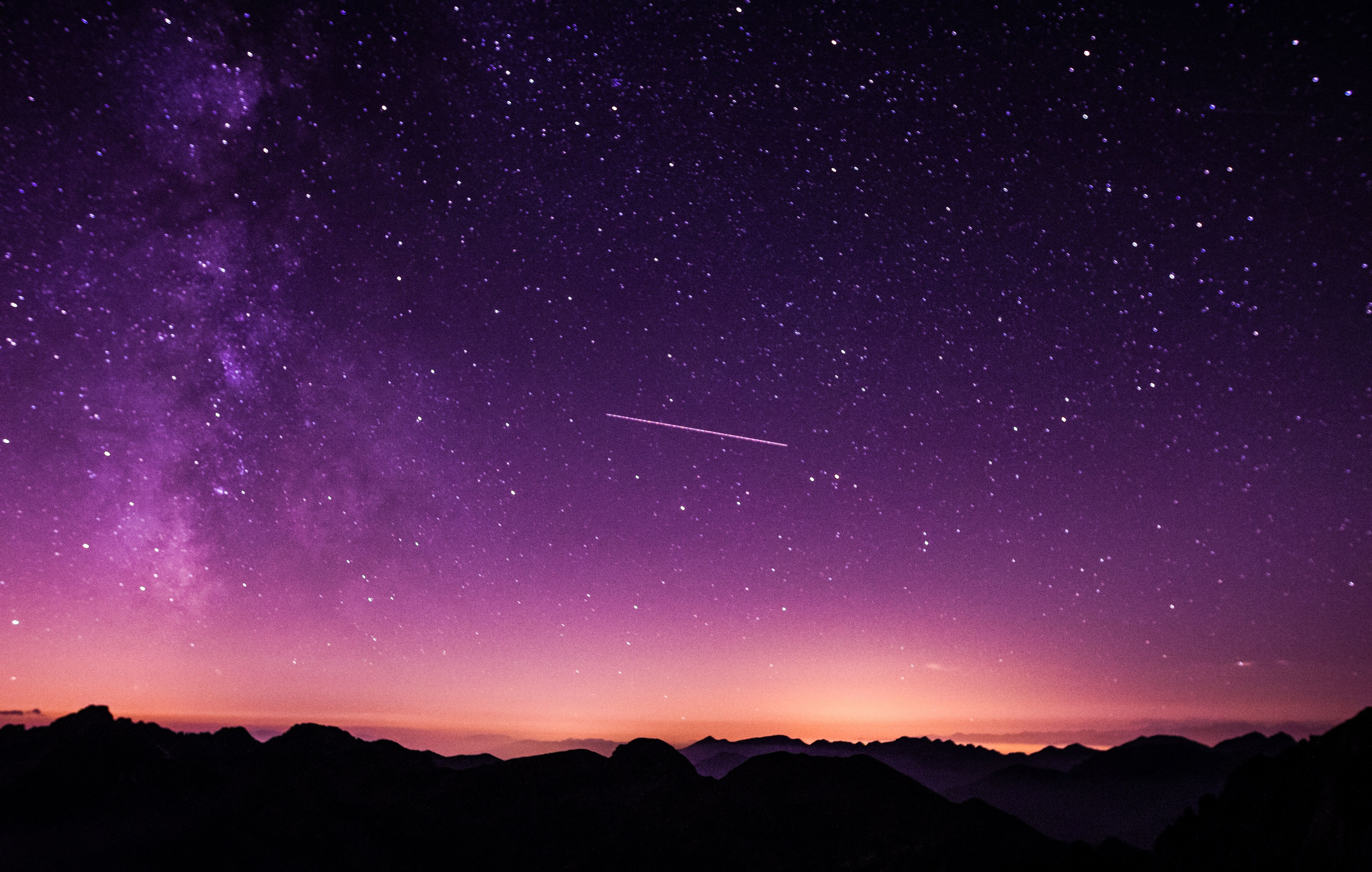 Featured image of post Purple Starry Sky Background