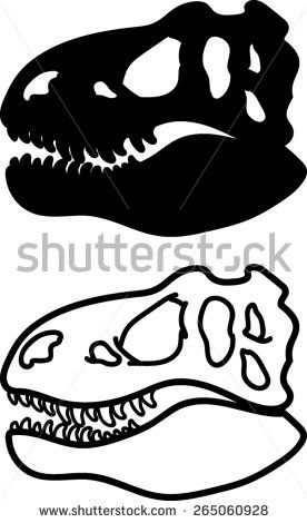 Featured image of post T Rex Dinosaur Head Outline