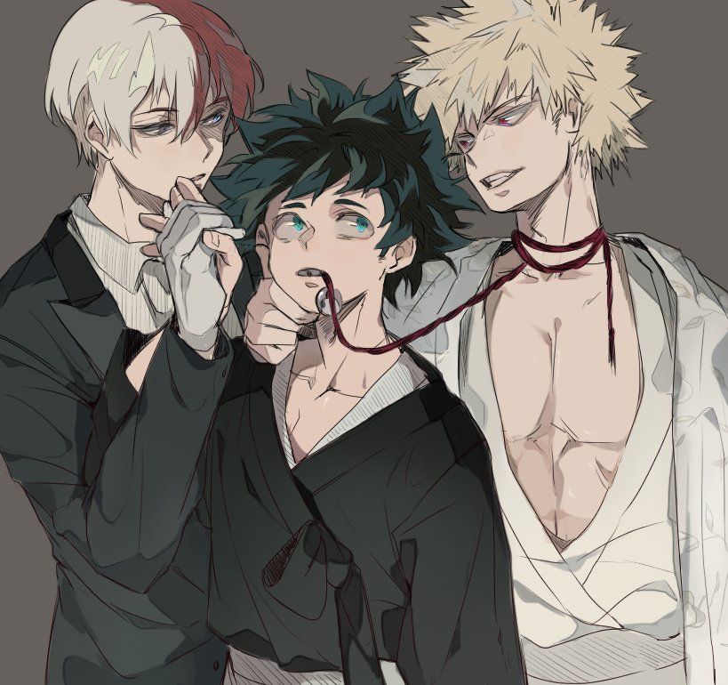 Featured image of post Todoroki X Deku X Bakugou Ship