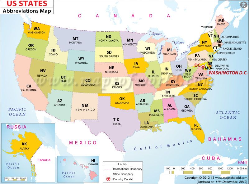 Featured image of post Us Map States Labeled Abbreviations